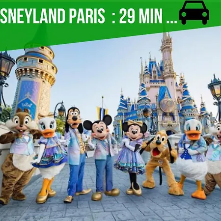 The Sunshine- Cosy Proche Paris-disney Avec Parking Prive Dans * 모